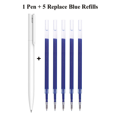 Original Xiaomi Pen Mi Gel Pen Scriere Smooth Light Grip Mijia Apăsați Miezul 0,5 mm Înlocuire Albastru Negru Roșu Rezerve