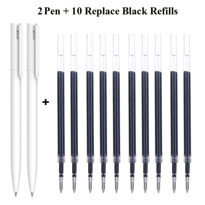 Original Xiaomi Pen Mi Gel Pen Scriere Smooth Light Grip Mijia Apăsați Miezul 0,5 mm Înlocuire Albastru Negru Roșu Rezerve