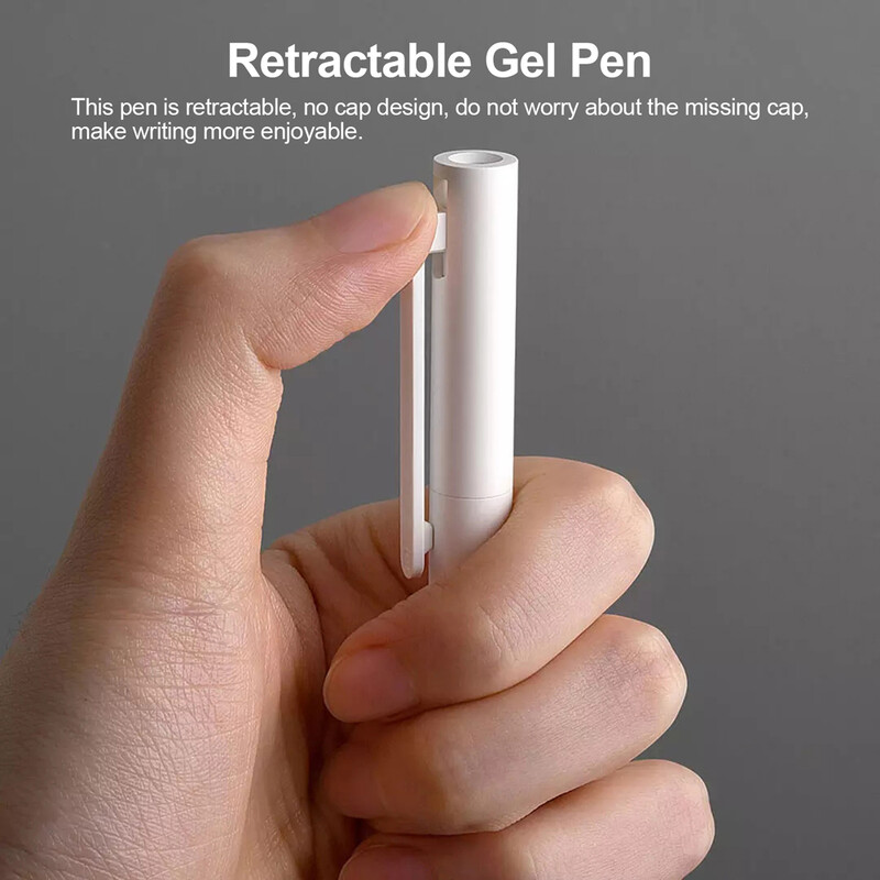 Original Xiaomi Pen Mi Gel Pen Scriere Smooth Light Grip Mijia Apăsați Miezul 0,5 mm Înlocuire Albastru Negru Roșu Rezerve