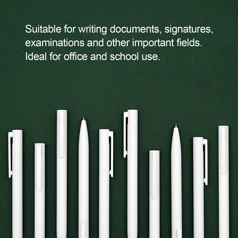 Original Xiaomi Pen Mi Gel Pen Scriere Smooth Light Grip Mijia Apăsați Miezul 0,5 mm Înlocuire Albastru Negru Roșu Rezerve