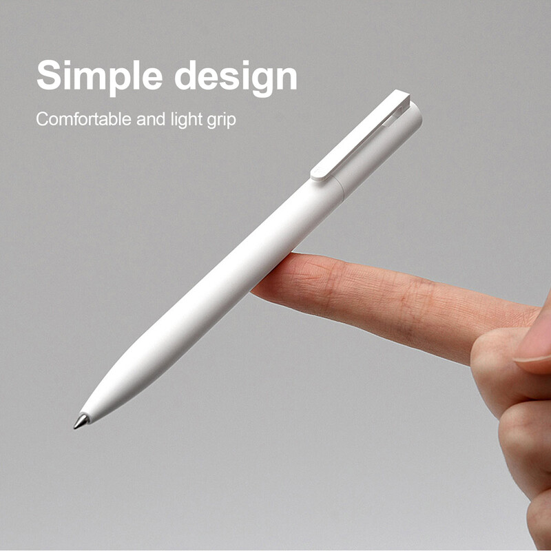 Original Xiaomi Pen Mi Gel Pen Scriere Smooth Light Grip Mijia Apăsați Miezul 0,5 mm Înlocuire Albastru Negru Roșu Rezerve