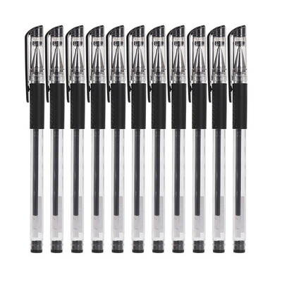 10 kom/set gel olovaka 0,5 mm kemijske olovke s vrhom metka s crnom/plavom/crvenom tintom Školski pribor Uredski pribor za pisanje