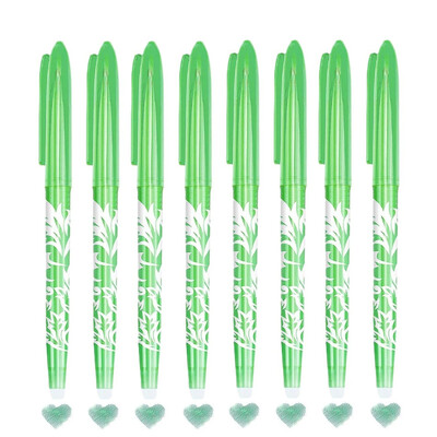 12 värvi kustutatavad geelpliiatsid 0,5 mm mitmevärviline täidetav Kawaii värviline pliiats joonistamiseks geelitindiga rullpliiatsi kirjatarbed