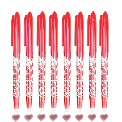 12 värvi kustutatavad geelpliiatsid 0,5 mm mitmevärviline täidetav Kawaii värviline pliiats joonistamiseks geelitindiga rullpliiatsi kirjatarbed