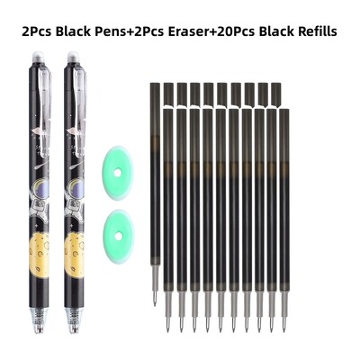 kawaii Gel olovka Izbrisiva olovka Prikladna punjenja Kreativni alati za crtanje Setovi gel olovki Školski uredski pribor 0,5 mm Magic Erasable