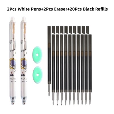 kawaii Gel olovka Izbrisiva olovka Prikladna punjenja Kreativni alati za crtanje Setovi gel olovki Školski uredski pribor 0,5 mm Magic Erasable