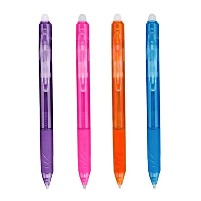 Mitmevärvilised 0,5 mm kustutatavad geelpliiatsid koos täitekustutuskummiga Kvaliteetsed mustad sinised punased pastapliiatsid Kawaii kirjatarvete kirjutamiseks