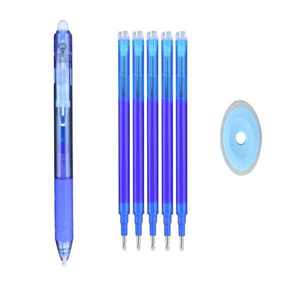 Mitmevärvilised 0,5 mm kustutatavad geelpliiatsid koos täitekustutuskummiga Kvaliteetsed mustad sinised punased pastapliiatsid Kawaii kirjatarvete kirjutamiseks