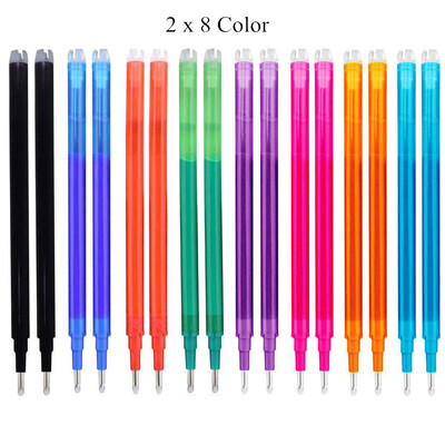 Mitmevärvilised 0,5 mm kustutatavad geelpliiatsid koos täitekustutuskummiga Kvaliteetsed mustad sinised punased pastapliiatsid Kawaii kirjatarvete kirjutamiseks