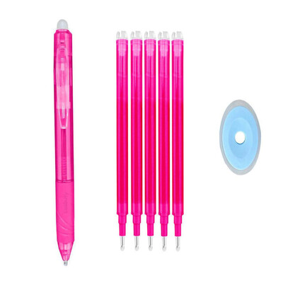 Mitmevärvilised 0,5 mm kustutatavad geelpliiatsid koos täitekustutuskummiga Kvaliteetsed mustad sinised punased pastapliiatsid Kawaii kirjatarvete kirjutamiseks