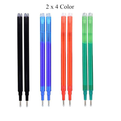 Mitmevärvilised 0,5 mm kustutatavad geelpliiatsid koos täitekustutuskummiga Kvaliteetsed mustad sinised punased pastapliiatsid Kawaii kirjatarvete kirjutamiseks