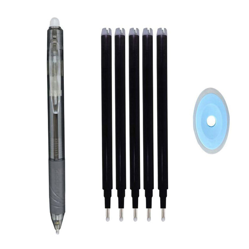 Mitmevärvilised 0,5 mm kustutatavad geelpliiatsid koos täitekustutuskummiga Kvaliteetsed mustad sinised punased pastapliiatsid Kawaii kirjatarvete kirjutamiseks