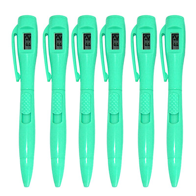 6 tk/partii Eriotstarbeline pastapliiats Elektrooniline kell Testpliiats Elektroonikakell Pastapliiats Õpilasteenija töö kontoris