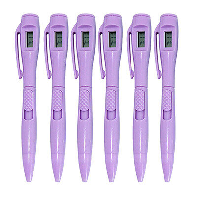 6 tk/partii Eriotstarbeline pastapliiats Elektrooniline kell Testpliiats Elektroonikakell Pastapliiats Õpilasteenija töö kontoris