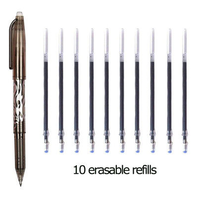 0,5 mm Изтриваема гел химикалка Kawaii Цветни химикалки с гума за студентско писане Творчески инструменти за рисуване Ученически пособия Канцеларски материали