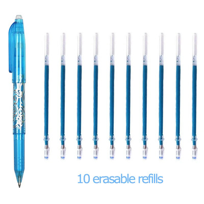 0,5 mm Изтриваема гел химикалка Kawaii Цветни химикалки с гума за студентско писане Творчески инструменти за рисуване Ученически пособия Канцеларски материали