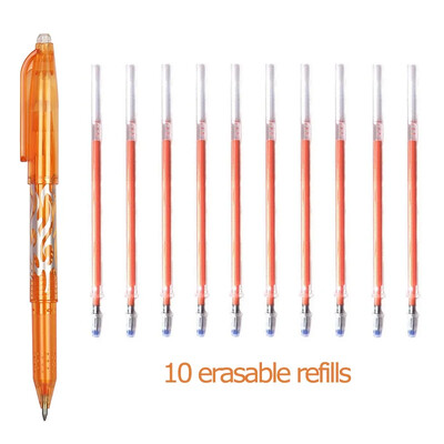 0,5 mm Изтриваема гел химикалка Kawaii Цветни химикалки с гума за студентско писане Творчески инструменти за рисуване Ученически пособия Канцеларски материали