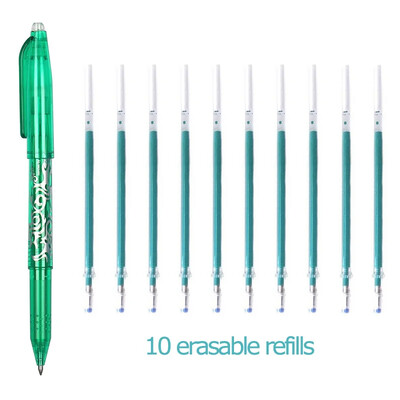 0,5 mm Изтриваема гел химикалка Kawaii Цветни химикалки с гума за студентско писане Творчески инструменти за рисуване Ученически пособия Канцеларски материали