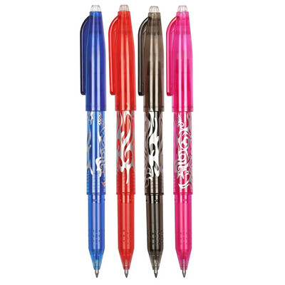 0,5 mm Изтриваема гел химикалка Kawaii Цветни химикалки с гума за студентско писане Творчески инструменти за рисуване Ученически пособия Канцеларски материали