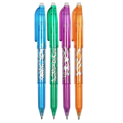 0,5 mm Изтриваема гел химикалка Kawaii Цветни химикалки с гума за студентско писане Творчески инструменти за рисуване Ученически пособия Канцеларски материали