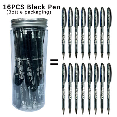 16 tk Magic kustutatavad geelpliiatsid Loovuspudel Kustutavad õpilase neutraalsed pliiatsid 0,5 mm 6 värvi üliõpilase kontori koolitarbed