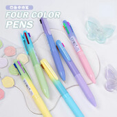 3 buc/cutie Gradient 4 culori Pixuri cu gel Pixuri cu bilă multicolore Pix cu gel Instrumente de scris pentru studenți Papetarie Rechizite de birou pentru școală