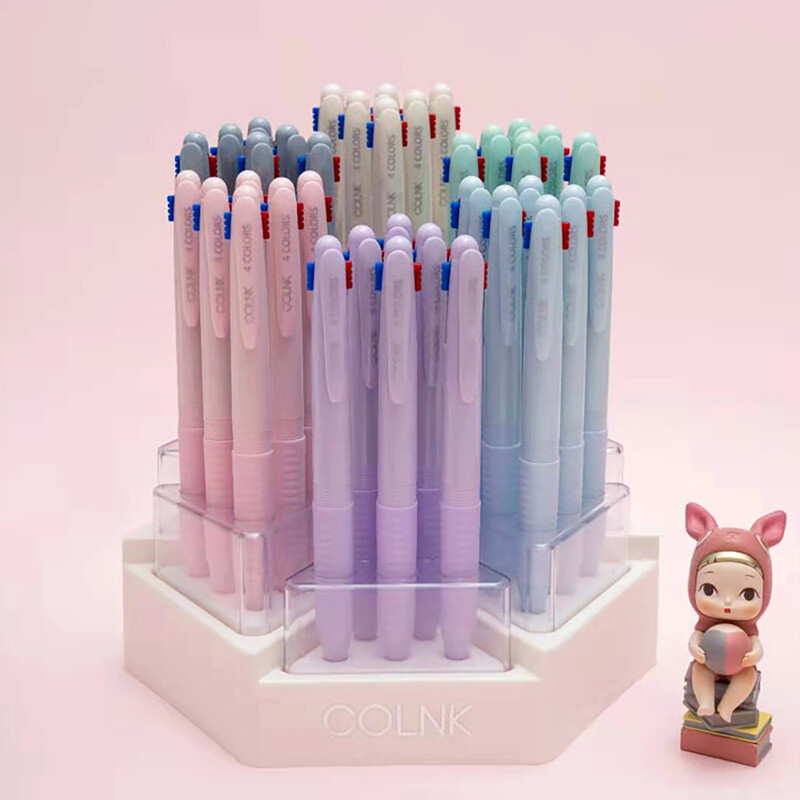 6 osa kirjatarbed 6 värvi Macaron pliiatsid Mitmevärviline pastapliiats Multifunktsionaalne Creative Kids pliiats Multifunktsionaalne kontor