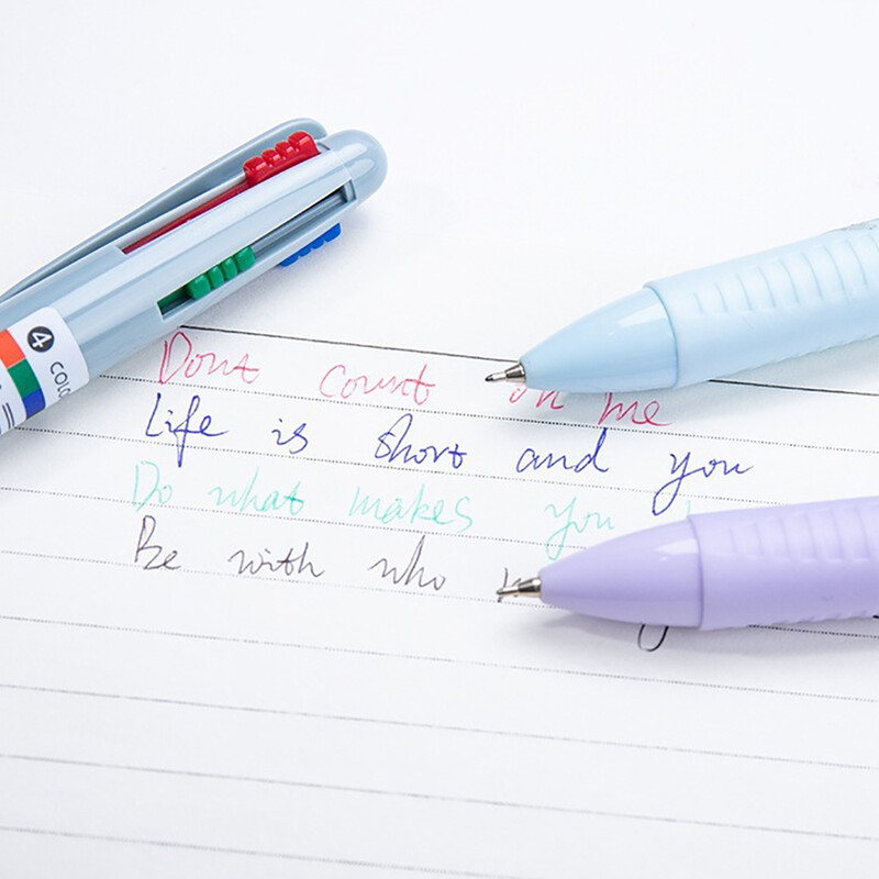 6 osa kirjatarbed 6 värvi Macaron pliiatsid Mitmevärviline pastapliiats Multifunktsionaalne Creative Kids pliiats Multifunktsionaalne kontor