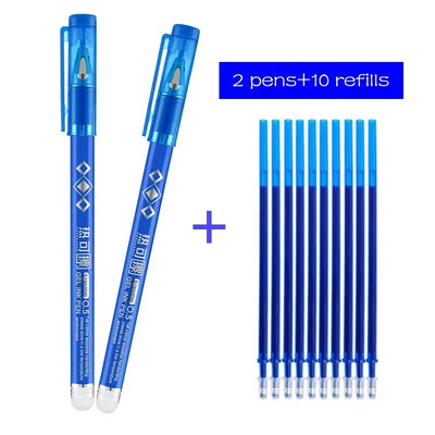 12 ks/sada veľkokapacitných kreatívnych mazateľných pier 0,5 mm viacfarebný atrament na písanie na skúšku neutrálne pero školské kancelárske potreby