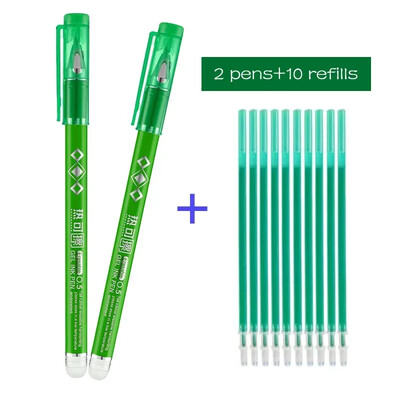 12 ks/sada veľkokapacitných kreatívnych mazateľných pier 0,5 mm viacfarebný atrament na písanie na skúšku neutrálne pero školské kancelárske potreby
