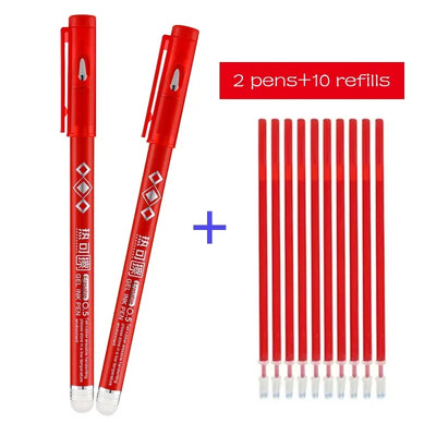 12 ks/sada veľkokapacitných kreatívnych mazateľných pier 0,5 mm viacfarebný atrament na písanie na skúšku neutrálne pero školské kancelárske potreby