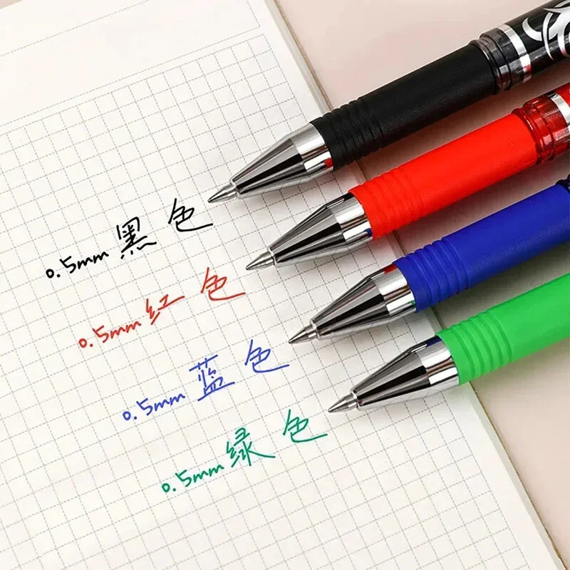 12 ks/sada veľkokapacitných kreatívnych mazateľných pier 0,5 mm viacfarebný atrament na písanie na skúšku neutrálne pero školské kancelárske potreby