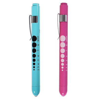 2 tk Pliiats Light Peovalgusti Dekoratsioon Meditsiiniline pliiats Esmaabi LED Töökontroll Taskulamp Taskulambi Arst Õde Diagnoosipliiatsid