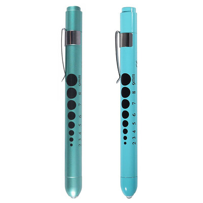 2 tk Pliiats Light Peovalgusti Dekoratsioon Meditsiiniline pliiats Esmaabi LED Töökontroll Taskulamp Taskulambi Arst Õde Diagnoosipliiatsid