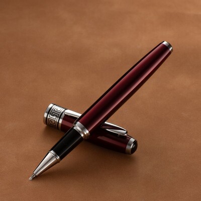 Μεταλλικό στυλό 0,7 mm Roller στυλό Μαύρο μελάνι G2 refiil Παχύ λαβή στυλό με βαριά αίσθηση στο χέρι