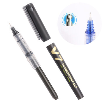 Pilot Refillable V5/V7 Hi-Tecpoint Roller Ball Pen, 0,5mm/0,7mm Point Tip, Blue Black Red Red Liquid Ink Cartridge System Rollerball