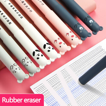 26 ΤΕΜ Kawaii Erasable gel στυλό 0,38 mm Stationery Μπλε Μαύρο στυλό για γραφή Σχολικά είδη αξεσουάρ γραφείου