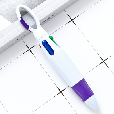 1,0 mm 4-u-1 šarena prijenosna kemijska olovka Školski uredski materijal Pokloni za djecu