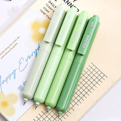 4Pcs/Set 0.5MM Nove gel olovke u boji crne olovke za pisanje Mini gel olovke s tintom Prijenosne džepne olovke za brzo sušenje školski pribor