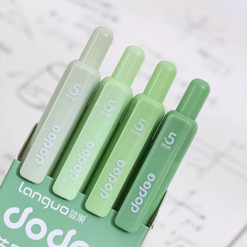 4Pcs/Set 0.5MM Nove gel olovke u boji crne olovke za pisanje Mini gel olovke s tintom Prijenosne džepne olovke za brzo sušenje školski pribor