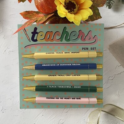 Olovke za dnevne mantre s podsjetnicima, olovke za dnevne podsjetnike, set dnevnih olovki za psovke, smiješne tjedne olovke, motivacijske olovke