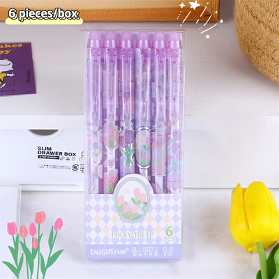 6 tk Mood armsad kustutatavad geelpliiatsid Loomingulised kustutatavad presspliiatsid Romantilised allkirjapliiatsid Armsad pliiatsid Kirjutamisvahendid Kontorikool