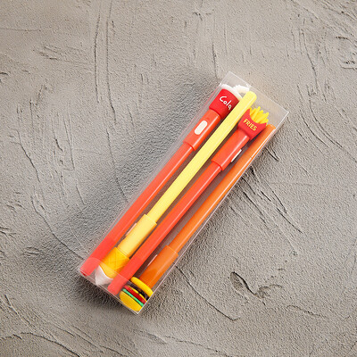 4Pcs/Set Slatka svjetleća gel olovka Dopisnica Slatki kawaii zec Poni Jednorog Medvjed Svjetleće olovke Školski uredski pribor 0,5 mm crna tinta