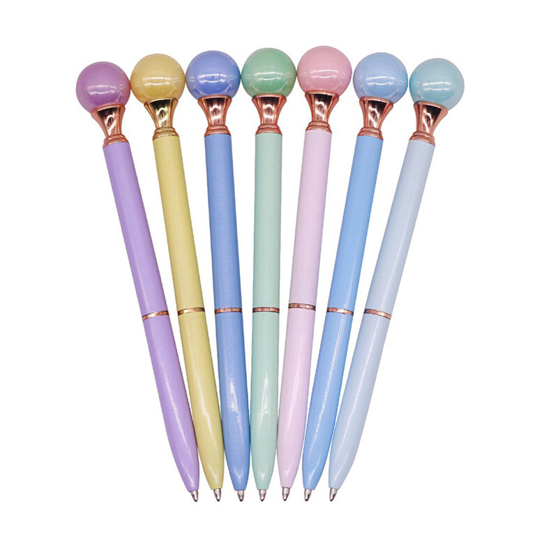 5 бр. Перлена химикалка 0,7 мм Химикалка Студент Училище Офис Химикалка за писане Метална химикалка за подарък