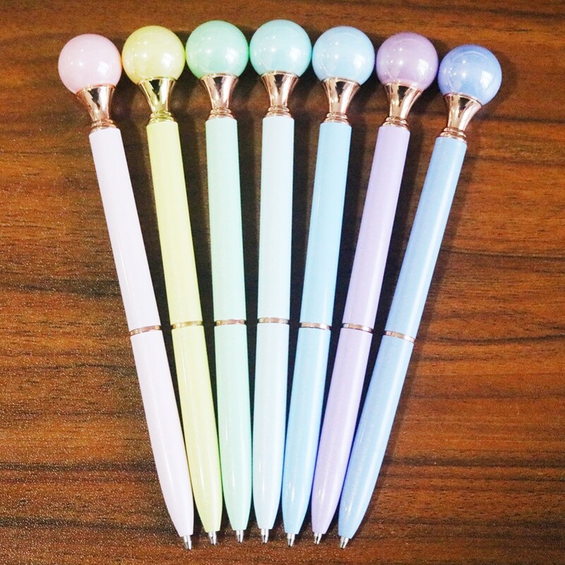 5 бр. Перлена химикалка 0,7 мм Химикалка Студент Училище Офис Химикалка за писане Метална химикалка за подарък