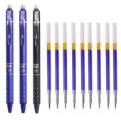 Press Erasable Gel Pen 0,5mm Μεγάλης Χωρητικότητας Erasable Refill Replaceable Rods Washable Lavele School Supplies Office Χαρτικά