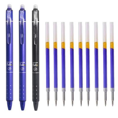 Press Erasable Gel Pen 0,5mm Μεγάλης Χωρητικότητας Erasable Refill Replaceable Rods Washable Lavele School Supplies Office Χαρτικά