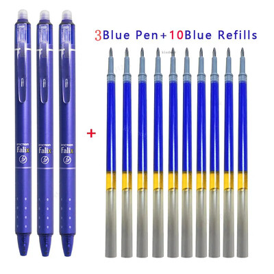 Press Erasable Gel Pen 0,5mm Μεγάλης Χωρητικότητας Erasable Refill Replaceable Rods Washable Lavele School Supplies Office Χαρτικά