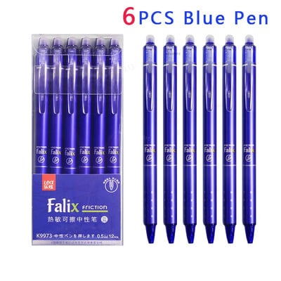 Press Erasable Gel Pen 0,5mm Μεγάλης Χωρητικότητας Erasable Refill Replaceable Rods Washable Lavele School Supplies Office Χαρτικά