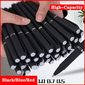 22/12 tk suur must matt varda ots, 0,5 0,7 1,0 mm geelpliiatsid, mis sobivad ideaalselt äriks, kontoriõpilaste allkirjad must sinine punane